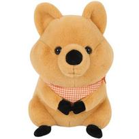 Mochi Town Floppy Quokka Doll M, BROWN, 23cm, Popular toys for Korean children beige