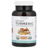 Organic Turmeric, Ginger & Black Pepper, 120 Veggie Capsules