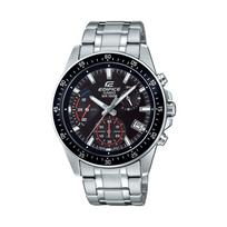 Casio Vyriškas Edifice Analoginis Ekranas Kvarcinis Sidabrinis Laikrodis, Sidabrinis/Juodas EFV-540D-1AVUDF juoda
