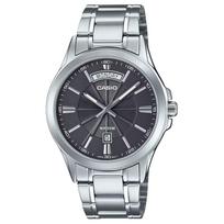 CASIO G SHOCK Quartz Movement Stainless Steel Strap Watch Men's Watches Gray Dial MTP-1381D-8AV Gray Dial gray
