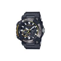 Casio G-Shock Master Of G Jūrinė serija Frogman Nardymo Potvynių funkcija Lengvas kvarcinis mechanizmas Dervos dirželis Vyriški laikrodžiai Juodas GWF-A1000-1A Black Strap gray