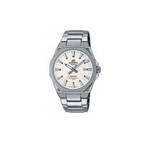 Casio EDIFICE series, thin and light three-hand quartz movement, stainless steel strap, Japanese and Korean watch, men's watch, white EFR-S108YD-7A balta