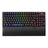 ASUS Žaidimų klaviatūra ROG Strix Scope II 96 Belaidė suderinama su sutepta ROG NX Snow mechanine klaviatūra Silikoninis kampas Su trijų režimų