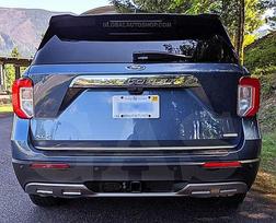 Ford Explorer 2019+ Chromuota bagažinės apdaila - Galinių durų akcentas - Aukščiausios kokybės automobilio galinės dalies detalė - Blizgesio stipriklis