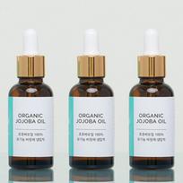 Langfang ekologiškas simondsijų aliejus 100% nerafinuotas šalto spaudimo 1+1+1, 3 vnt., 30 ml beige