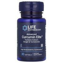 Life Extension, Advanced Curcumin Elite, Turmeric Extract, Ginger & Turmeric, 30 Softgels
