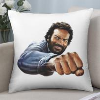T-Terence Hill and Bud S-Spencer Pillow Case Short Plush Pillow Covers Sofa Decorative Home Double-sided Printing Cushion Cover 18x18Inch