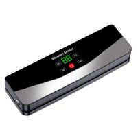 Wireless Household Food Vacuum Sealer black