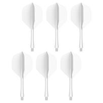 6pcs Integrated Dart Shafts and Flights Standard Shape Dart Flights Dartboards Suitable for Various Skill Level balta