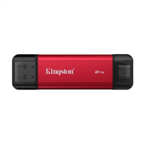 KINGSTON 2TB Dual USB-A/C Portable SSD Up to 1050MB/s USB 3.2 Gen 2