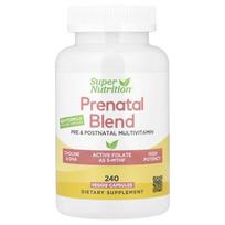Super Nutrition, multivitamin for pregnant women, with super green vegetables and spices, 240 veggie capsules