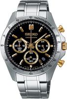 [Seiko] SEIKO 15 sekundžių chronografas kvarcinis laikrodis vyriškas SBTR015 juodas x auksinis [] gray