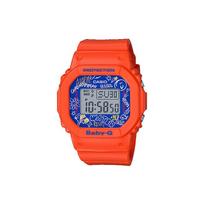 CASIO Moteriškas BABY-G 44,7 mm Pilkas laikrodis BGD-560SK-4DR BGD-560SK-4DR Orange Case red