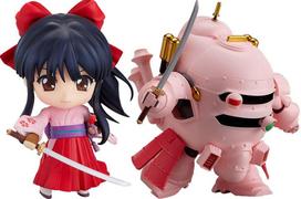 Sakura Wars Nendoroid Sakura Shinguji Kobu rinkinys dažytas judantis & (Be mastelio ABS ir PVC figūra) gray