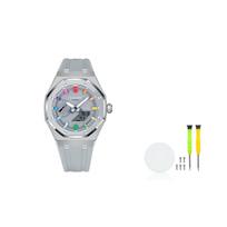 CASIO vyriškas pilkas laikrodis GA-2110ET-8A(Watch4--) Gray gray