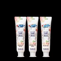 Crest Dual-Color Lock White Toothpaste, Okayama Dream White Peach white