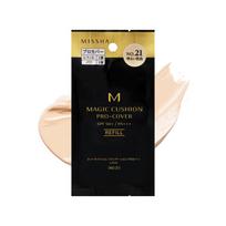 MISSHA M Cushion Foundation (Pro viršelis) Papildymas Nr.21 Ryški odos spalva (Užpildykite) 1 gabalėlis (x 1) beige