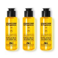 Franceoise organic jojoba oil unrefined, 50ml, 3 units black
