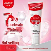 Colgate Enzyme Whitening Toothpaste Twin Pack red