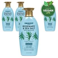 Organist Rosemary & Sea Salt Deep Cleansing Shampoo, 500ml, 4 pcs. white