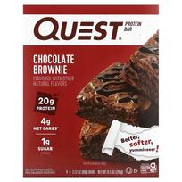 Quest Nutrition, Protein Bar, Chocolate Brownie, 4 bars, 60 g (2.12 oz) each
