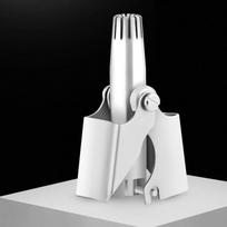Stainless Steel Manual Nose Hair Trimmer DD-11633 white