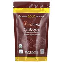 California Gold Nutrition, Fungiology®, Certified Organic Chrysalis Cordyceps Powder, 4.2 oz (120 g)