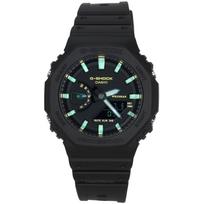 Casio G-Shock analoginis skaitmeninis dervos dirželis juodas ciferblatas kvarcinis GA-2100RC-1A 200M vyriškas laikrodis juoda