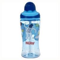 Nuby Tritan TT Kids Straw Cup 360ml 1288, Space Hitchhiker, 1 piece blue