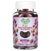 Human Beanz, Children's, Multivitamin Jelly Beans, Berry Blast, 120 Jelly Beans