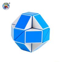 24-Blocks Fidget Snake Cube Twist Puzzle Cubes Magic Speed Cubes Toy For Kids Party Bag Fillers, Party Supplies blue