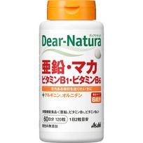 Asahi Dear-Natura Dianatura cinkas, maka, vitaminas B1, vitaminas B6 120 kapsulių (60 dienų) Kita (patikrinkite spynas, liežuvio valiklius ir kt.) Mineralai Kiti (patikrinti 1 set