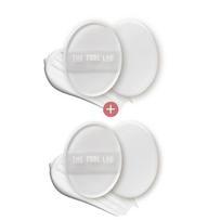 The Tool Lab Kasdienis valomasis pufas (Dvigubas planas/Vienas elementas) 4 daily cleansing puffs white
