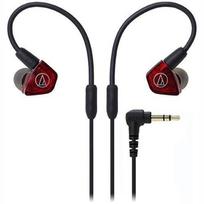 ausinės įkišamos į ausis, su subalansuoto armatūros tipo garsiakalbiais, Audio-Technica ATH-LS200 raudona