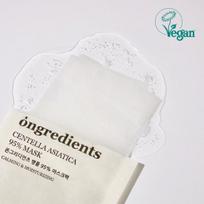 Sudėtis Centella Asiatica 95% kaukės pakuotė (1 lapas) white