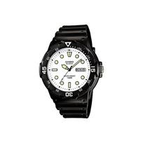CASIO vyriškas YOUTH baltas laikrodis MRW-200H-7E MRW-200H-7E Regular Watch Box black