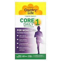 Country Life, Core Daily-1 Multivitamin for women over 50, 60 tablets