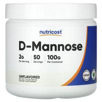 Nutricost, d-mannose, unflavored, 3.5 oz (100 g)
