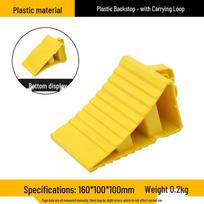 Portable Vehicle Wheel Chock yellow