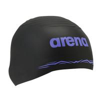 arena Swimming Competition Wave Size Official Competition Racing Model AS6SSC01UB [WA Approved] (Arena) Cap, Use, Unisex, [Aquaforce Cap], L, black