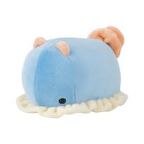 Ribheart Mascot Marshmallow Aquamie Sea Slug (approx. 11cm in length) Plush Toy, Fluffy, 28210-65 white