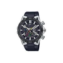 Casio Vyriškas EDIFICE Juodas laikrodis EQB-2000DC-1A EQB-2000DC-1A Black Strap gray