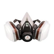 Puda Industrial Gas Mask Respirator One Size gray