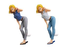 Banpresto Prize Figure Dragon Ball Z GLITTER & GLAMOURS Android No. 18 II ANDROID NO.18 All 2 types set gray