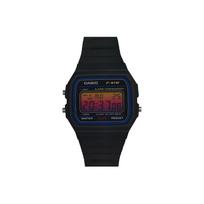 CASIO Unisex YOUTH Black Watch F-91W-1(Watch3--) Single Watch black