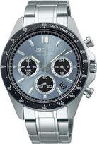 Seiko Chronograph kvarcinis laikrodis SBTR027 Mėlynai pilkas metalikas 1/5 sekundės Vyriškas gray