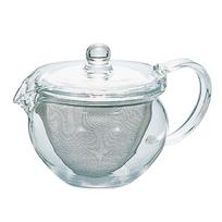 HARIO Tea Tea Teapot Round Practical Capacity 300ml Heat Resistant Glass CHJMN-30T white