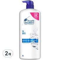Head & Shoulders Deep Clean Shampoo Cool and refreshing scent, 1.2L, 2 units white