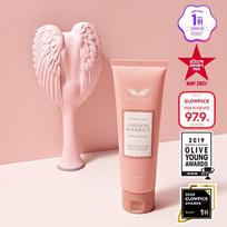 TANGLE ANGEL London Bouquet Original Brush Special Edition (Keratin Balm 120ml + Original Pink) white
