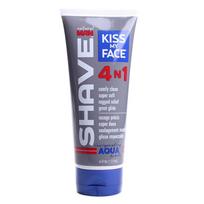 Kiss My Face 4 viename drėkinamasis skutimosi kremas vyrams, gaivinantis vandens aromatas, 177 ml, 1 vnt. gray